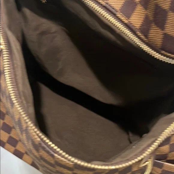 Checkered Brown Backpack - Picture 14 of 14